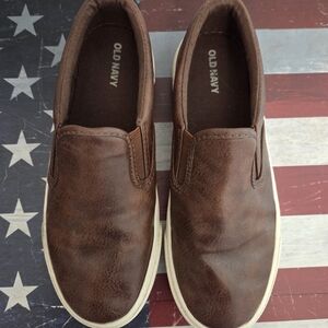 Old Navy Boy's Brown Slip-On Shoes